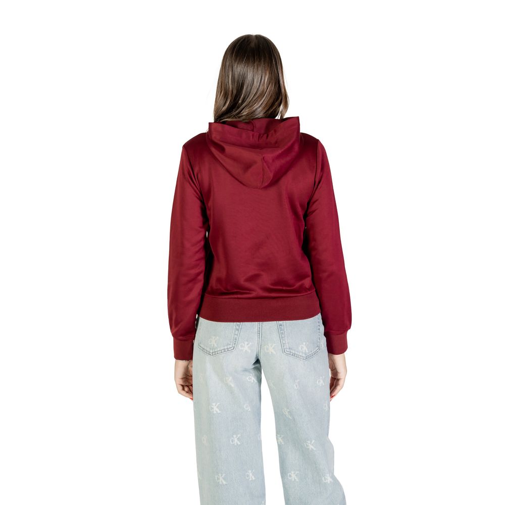 Calvin Klein - Relaxed French Terry Long Sleeve Hoodie - Bordeaux Calvin Klein