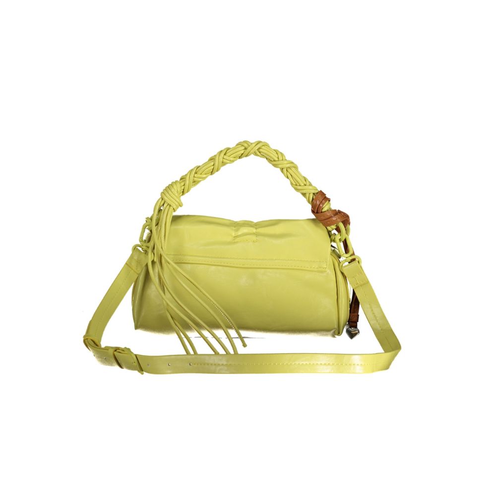 Desigual - Vibrant Braided Handle Bow Detail Shoulder Bag - Yellow Desigual
