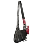 Desigual - Playful Polyethylene Shoulder Bag with Heart Charm - Black Desigual