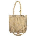 Desigual - Embossed Floral Convertible Backpack - Beige Desigual