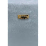 Baldinini Trend - Structured Pebbled Cowhide Shoulder Clutch Bag - Light Blue Baldinini Trend