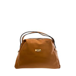 Baldinini Trend - Structured Textured Shoulder Bag With Top Handles - Tan Baldinini Trend