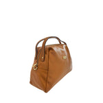 Baldinini Trend - Structured Textured Shoulder Bag With Top Handles - Tan Baldinini Trend