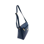Baldinini Trend - Textured Cowhide Crossbody Bag - Blue Baldinini Trend