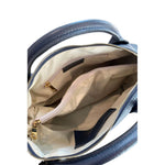 Baldinini Trend - Textured Cowhide Shoulder Bag with Fringe Tassel - Blue Baldinini Trend