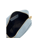 Baldinini Trend - Textured Cowhide Crossbody Bag with Fringe Tassel - Blue Baldinini Trend