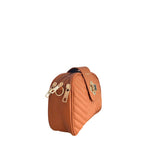 Baldinini Trend - Quilted Chevron Crossbody Bag - Brown Baldinini Trend