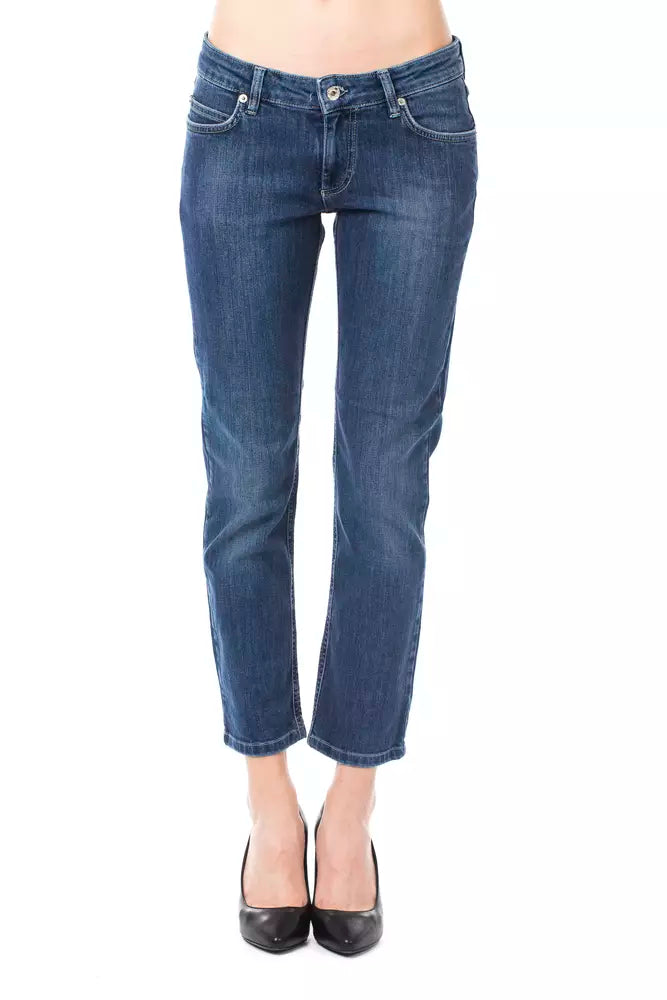 Ungaro Fever - Chic Straight Leg Ankle Jeans - Light Blue Ungaro Fever