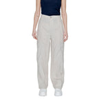 Street One - Relaxed Wide Leg Linen Trousers - Beige Street One