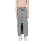 Calvin Klein Jeans - Effortless Front Split Maxi Denim Skirt - Blue Calvin Klein Jeans