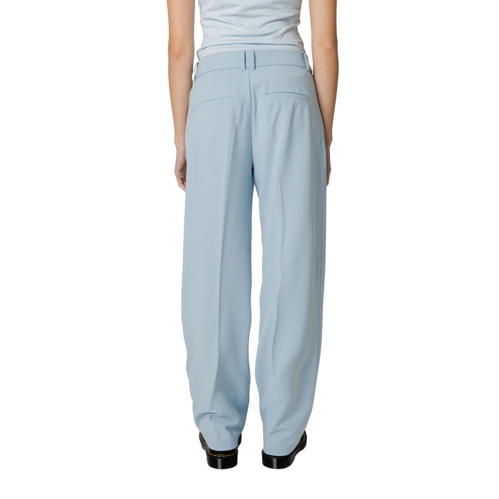 Only - Polished Straight Leg Cigarette Pant - Light Blue Only