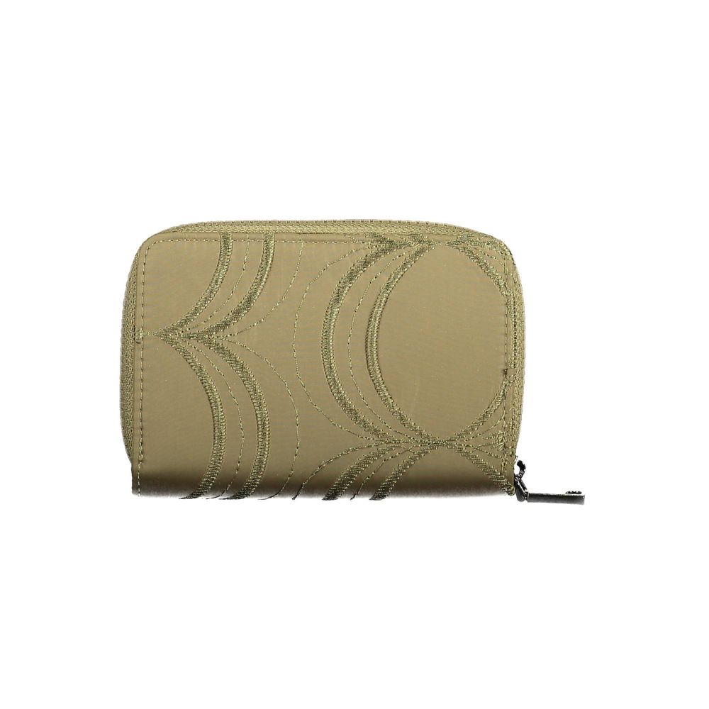 Desigual - Vibrant Embroidered Zip Wallet - Green Desigual