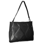 Calvin Klein - Structured Quilted Geometric Shoulder Bag - Black Calvin Klein