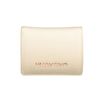 Valentino - Polished Textured Polyethylene Wallet with Coin Purse - Beige Mario Valentino