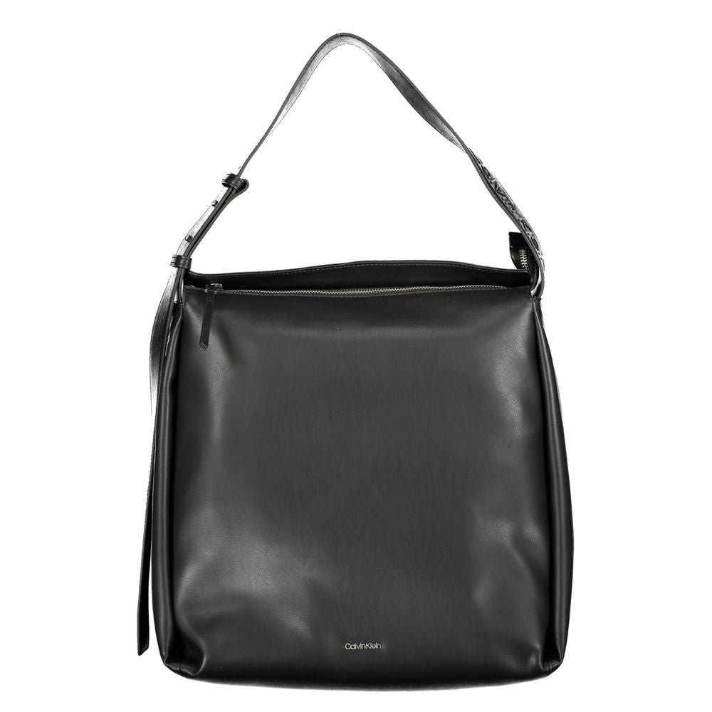 Calvin Klein - Sleek Recycled Polyester Shoulder Bag - Black Calvin Klein