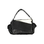 Desigual - Edgy Textured Polyethylene Shoulder Bag with Contrast Details - Black Desigual