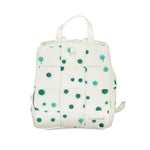 Desigual - Playful Woven Polka Dot Backpack - White Desigual