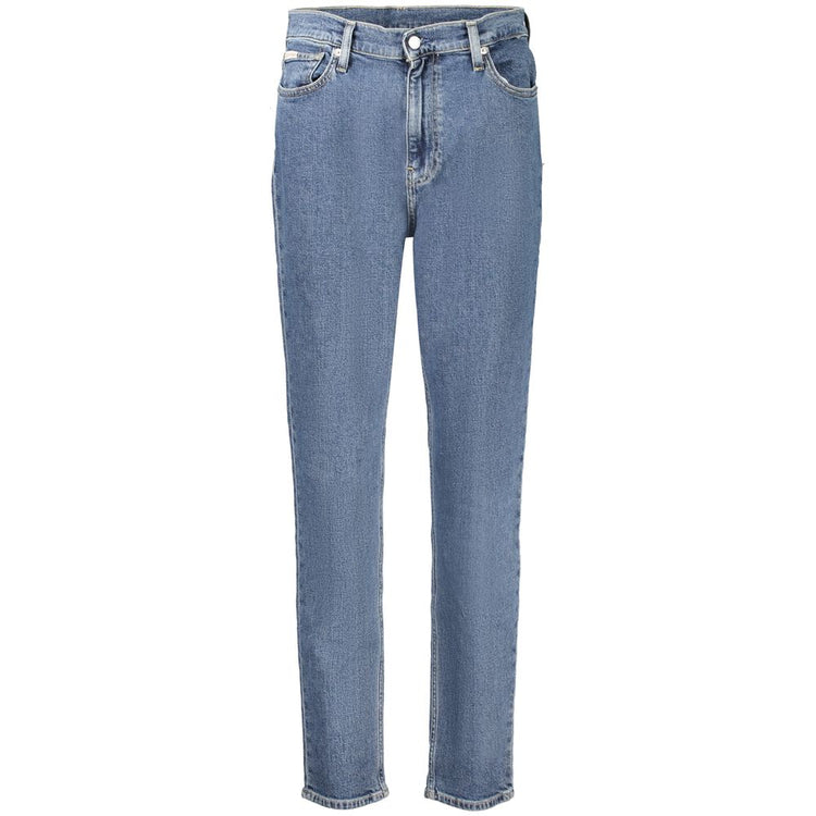 Calvin Klein - Classic High-Rise Mom Jeans - Blue Calvin Klein