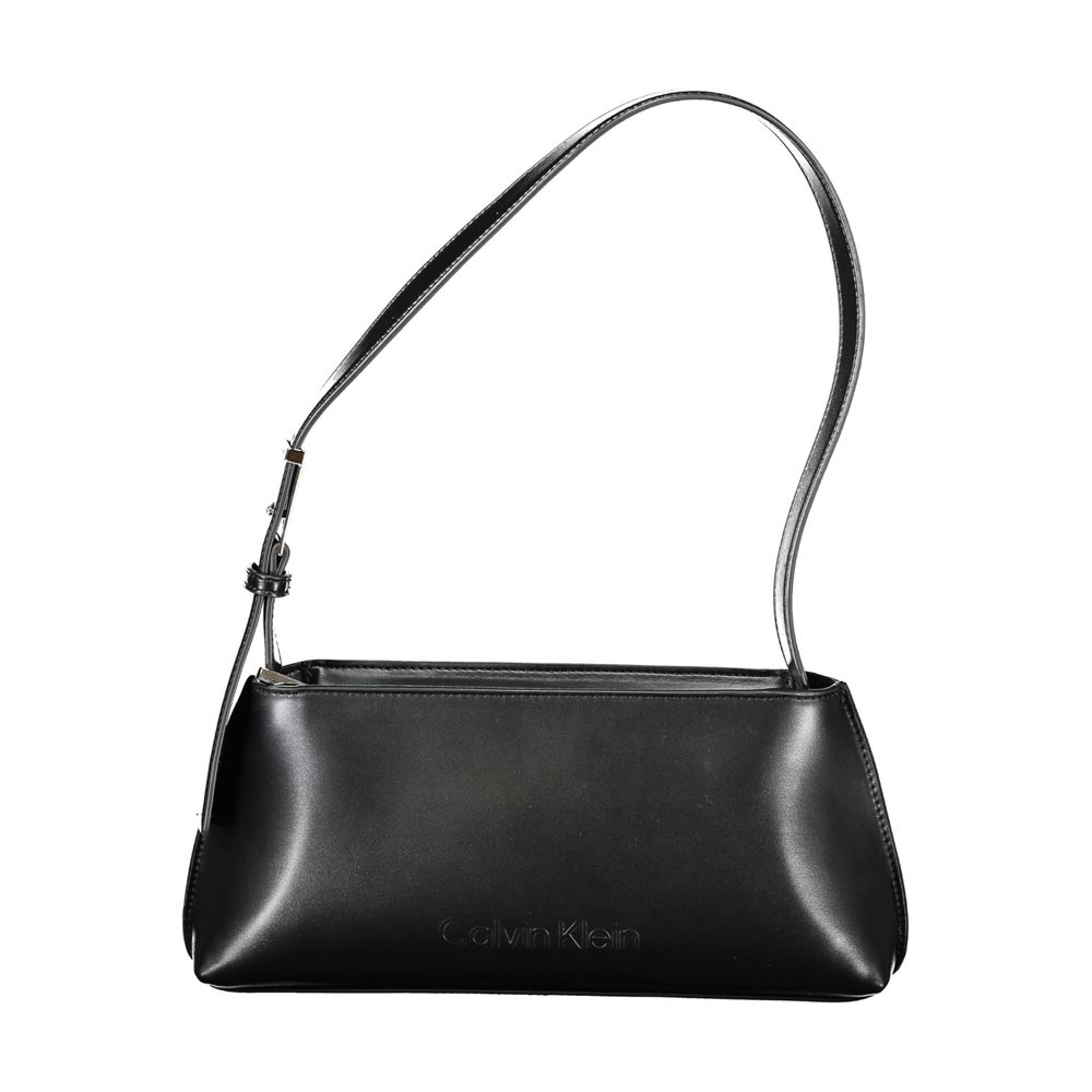 Calvin Klein - Sleek Structured Adjustable Shoulder Bag - Black Calvin Klein