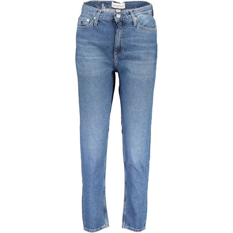 Calvin Klein - Sophisticated High-Rise Straight Leg Denim Jeans - Blue Calvin Klein