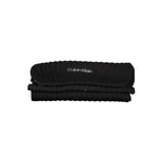 Calvin Klein - Minimalist Knitted Cotton Logo Scarf - Black Calvin Klein