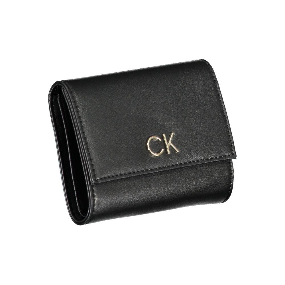 Calvin Klein - Sleek Compact RFID Wallet with Coin Purse - Black Calvin Klein