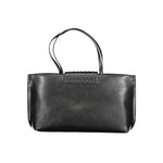 Calvin Klein - Sleek Structured Textured Detail Shoulder Bag - Black Calvin Klein