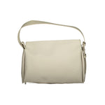 Calvin Klein - Structured Logo Shoulder Bag - Beige Calvin Klein