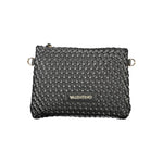 Valentino - Textured Woven Polyethylene Crossbody Bag - Black Mario Valentino