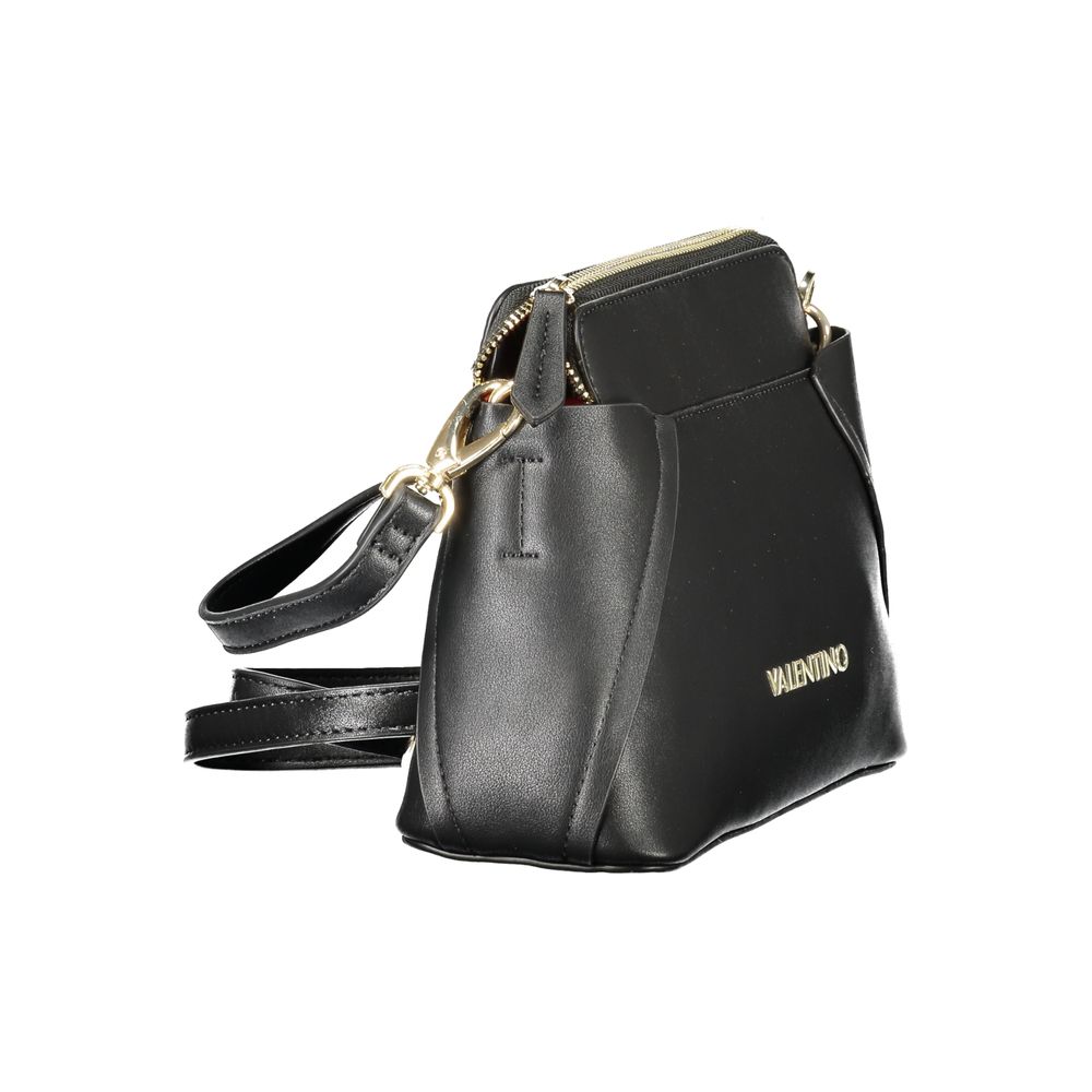 Valentino - Structured Polyethylene Shoulder Bag - Black Mario Valentino