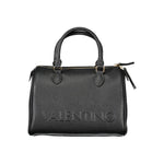 Mario Valentino - Structured Textured Polyethylene Handbag with Removable Strap - Black Mario Valentino
