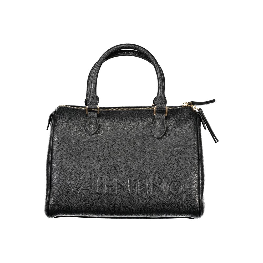 Mario Valentino - Structured Textured Polyethylene Handbag with Removable Strap - Black Mario Valentino