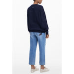 Desigual - Quirky Mickey Graphic Crew Neck Sweatshirt - Blue Desigual