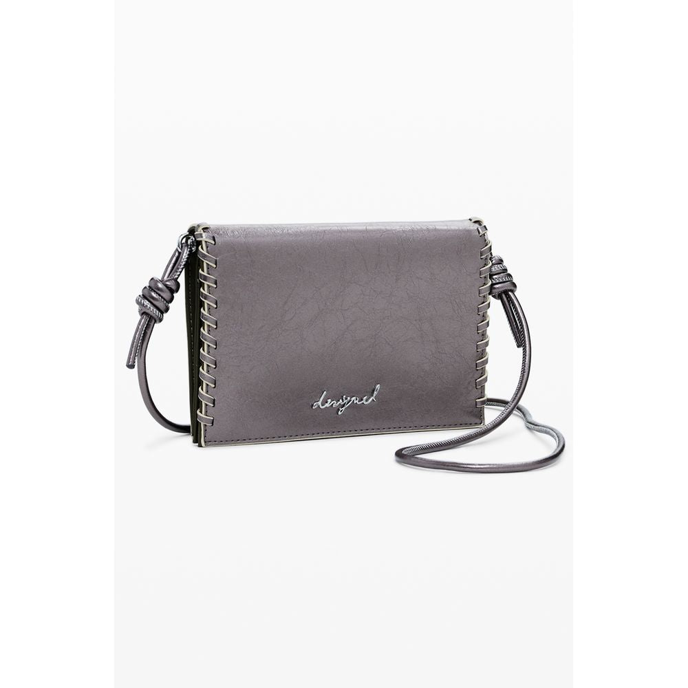 Desigual - Edgy Textured Convertible Mini Bag Wallet - Bronze Desigual