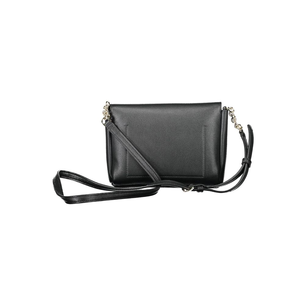 Calvin Klein - Sleek Polyethylene Structured Shoulder Bag - Black Calvin Klein