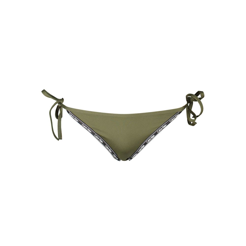 Calvin Klein - Iconic Logo Trim Adjustable Side Tie Swim Briefs - Green Calvin Klein