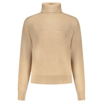 Pepe Jeans - Luxurious Cotton Wool Cashmere Turtleneck Sweater - Beige Pepe Jeans