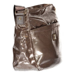 Laura Biagiotti - Polished Metallic Structured Shoulder Bag - Bronze Laura Biagiotti