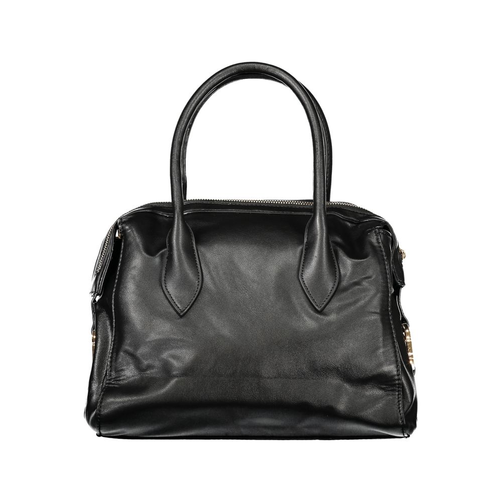 Laura Biagiotti - Sophisticated Quilted PVC Top Handle Bag with Tassel - Black Laura Biagiotti