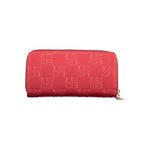Laura Biagiotti - Bold Embossed Logo Zip Wallet - Red Laura Biagiotti