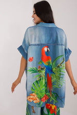  Kortærmet skjorte model 198371 Italy Moda 