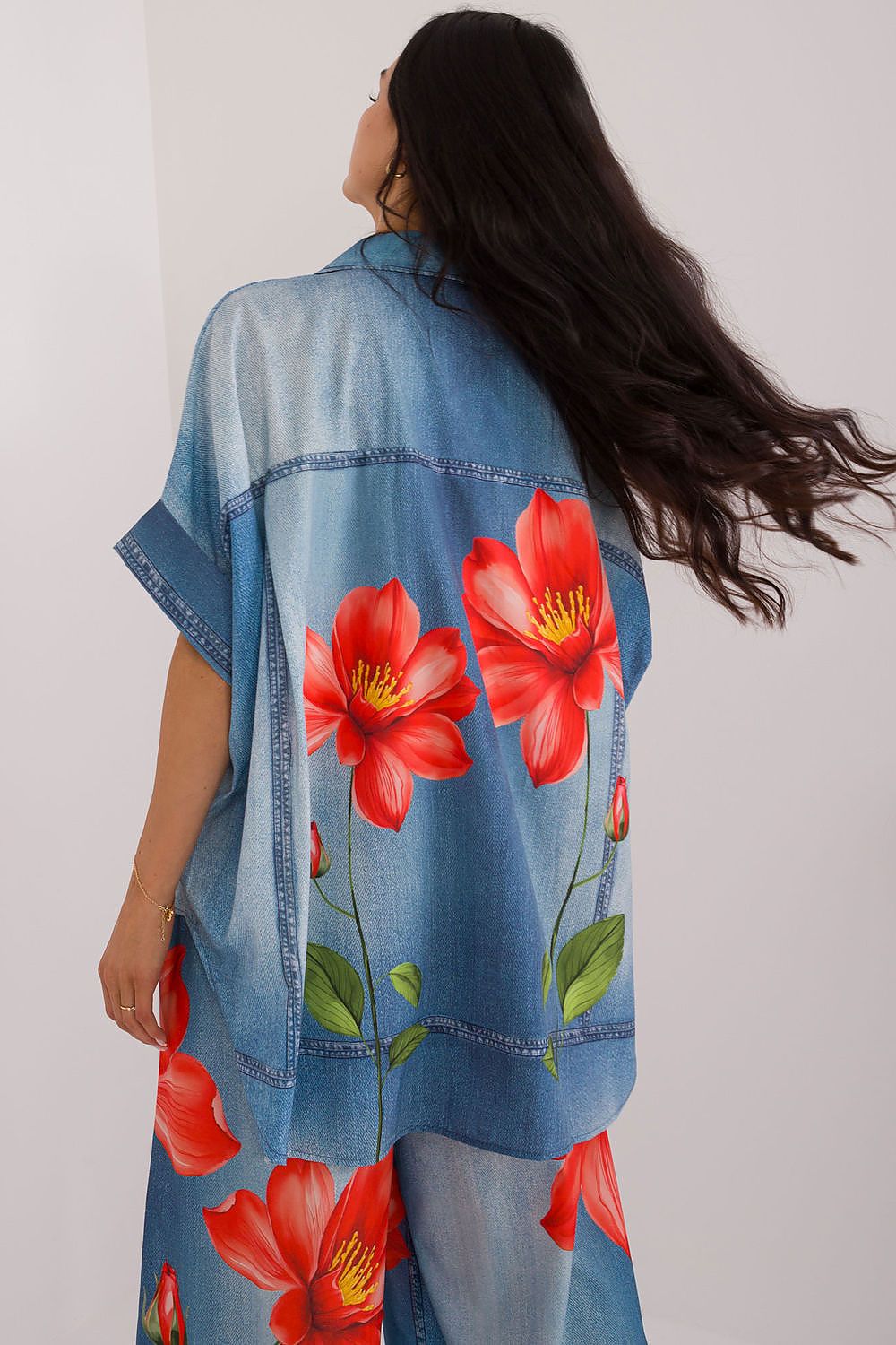  Kortærmet skjorte model 198386 Italy Moda 