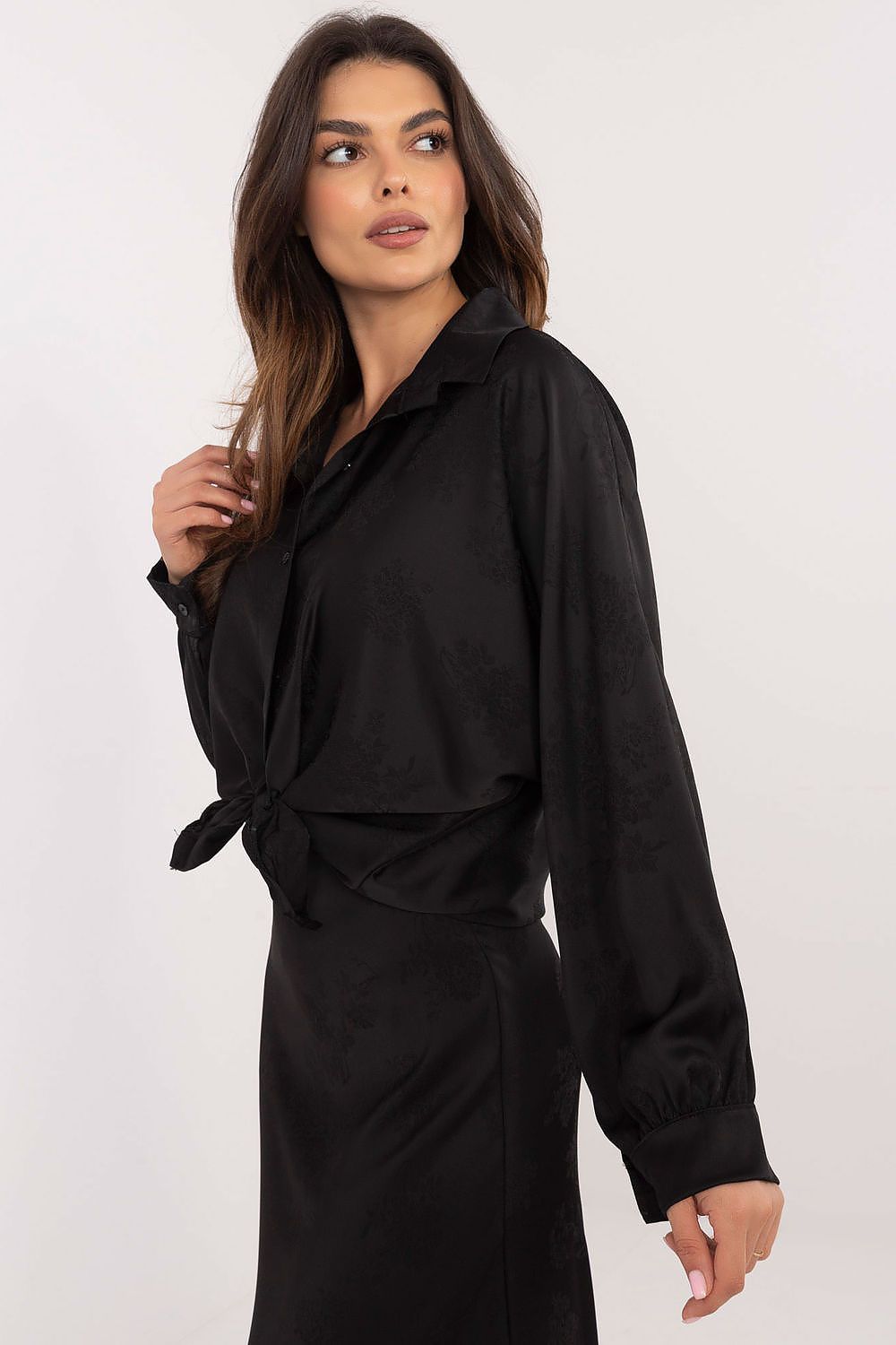  Langærmet skjorte model 202534 Italy Moda 