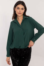  Langærmet skjorte model 203103 Italy Moda 