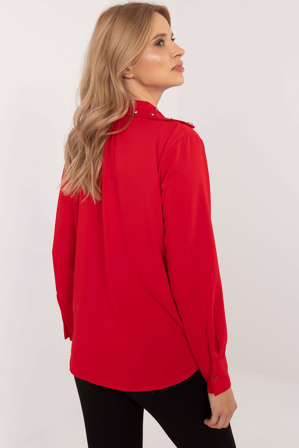  Langærmet skjorte model 203400 Italy Moda 
