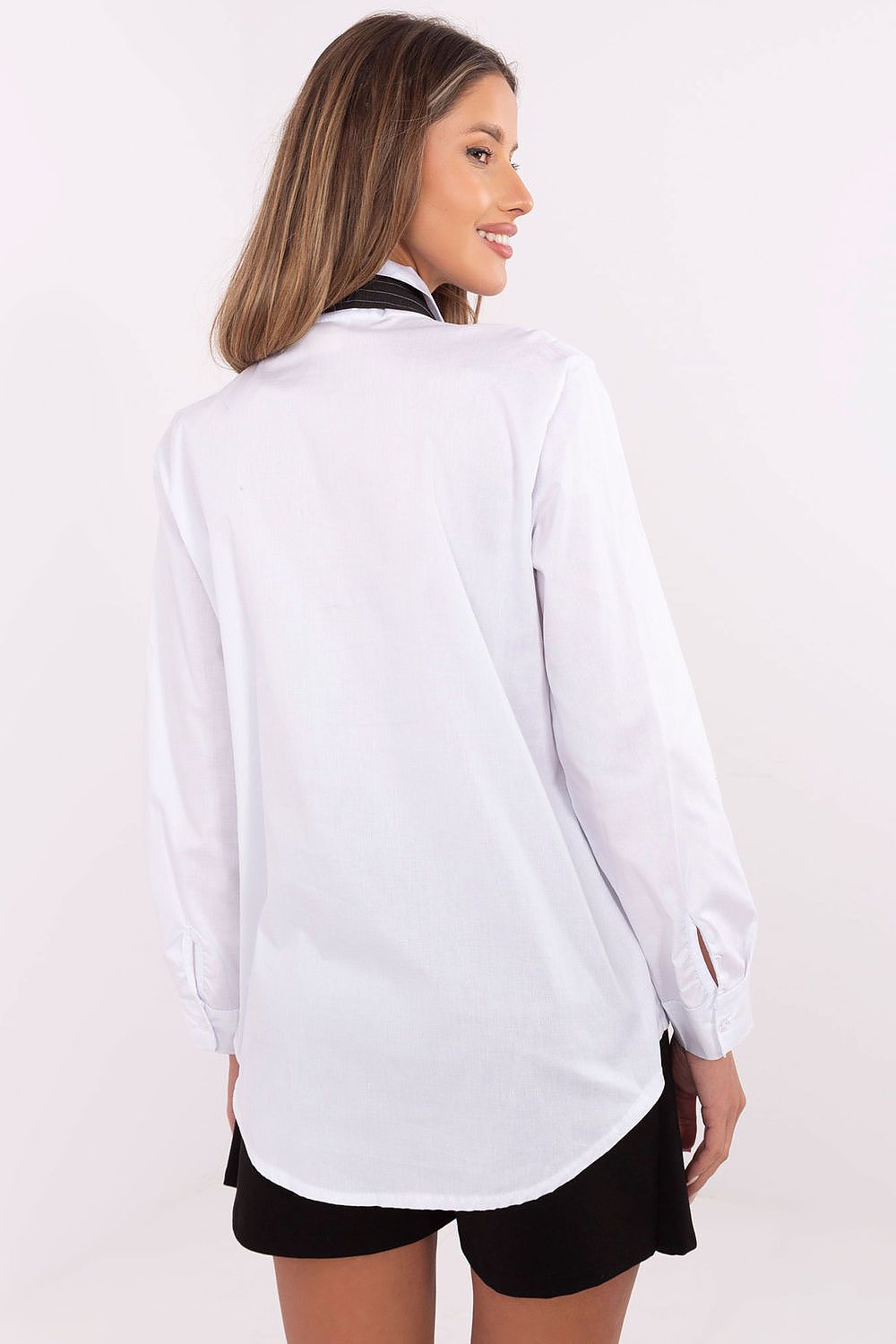  Langærmet skjorte model 203948 Italy Moda 