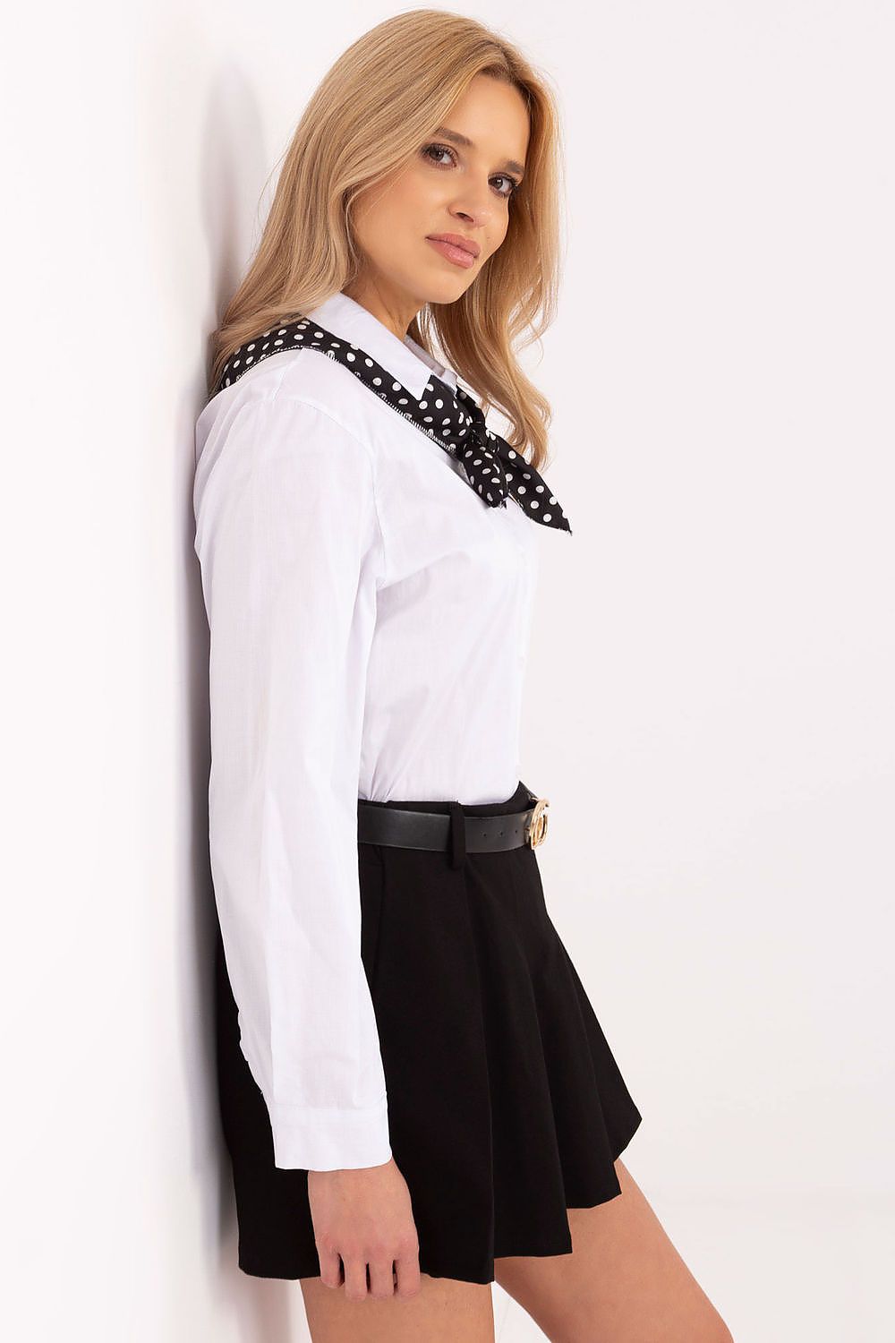  Langærmet skjorte model 204361 Italy Moda 