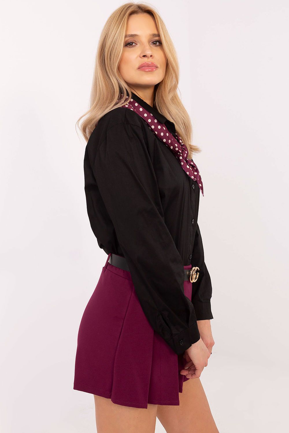  Langærmet skjorte model 204362 Italy Moda 