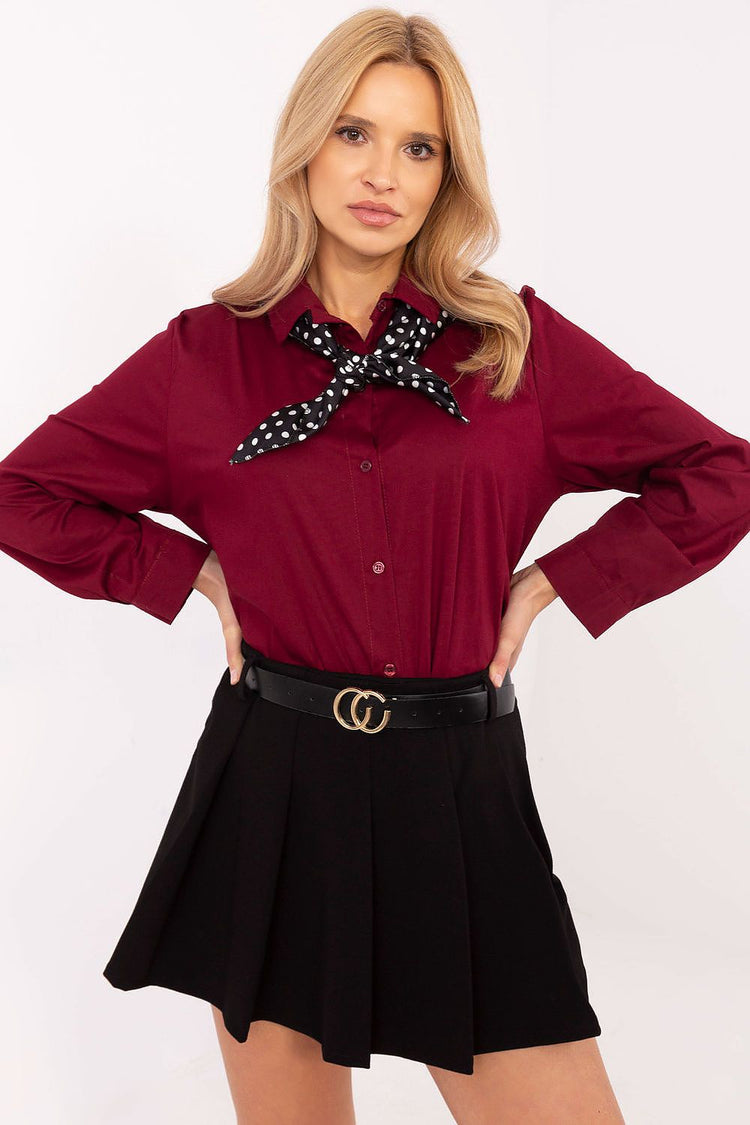  Langærmet skjorte model 204365 Italy Moda 