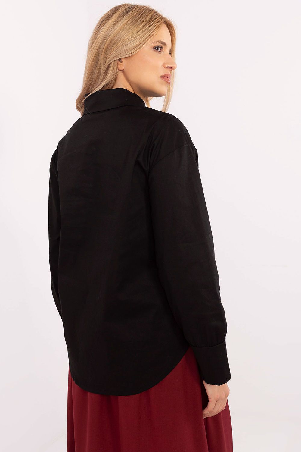  Langærmet skjorte model 204367 Italy Moda 